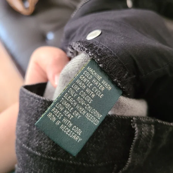 Lauren Jeans Co. Ralph Lauren Black Jeans Size 10 - Picture 10 of 10